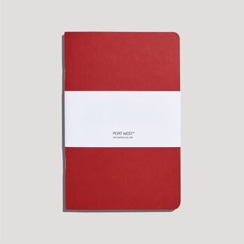 Red Natural Dye Eco Friendly Notebook, 2 of 6