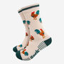 Rooster Farm Animals Bamboo Socks Men's Cream, thumbnail 1 of 3