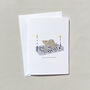 Safari Print Baby Muslin Gift Set With Card, thumbnail 9 of 10