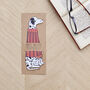 Dalmatian Dog Bookmark Personalised Option, thumbnail 4 of 10