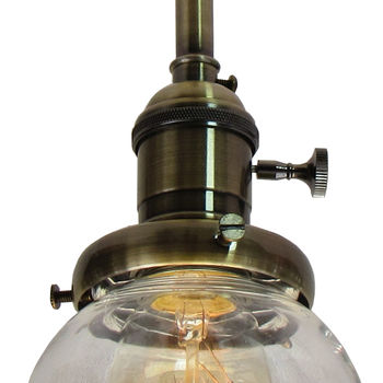 Shallow Industrial Ceiling Light, 5 of 8