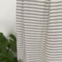 Grey Striped Design Cotton Bedspread, thumbnail 6 of 10