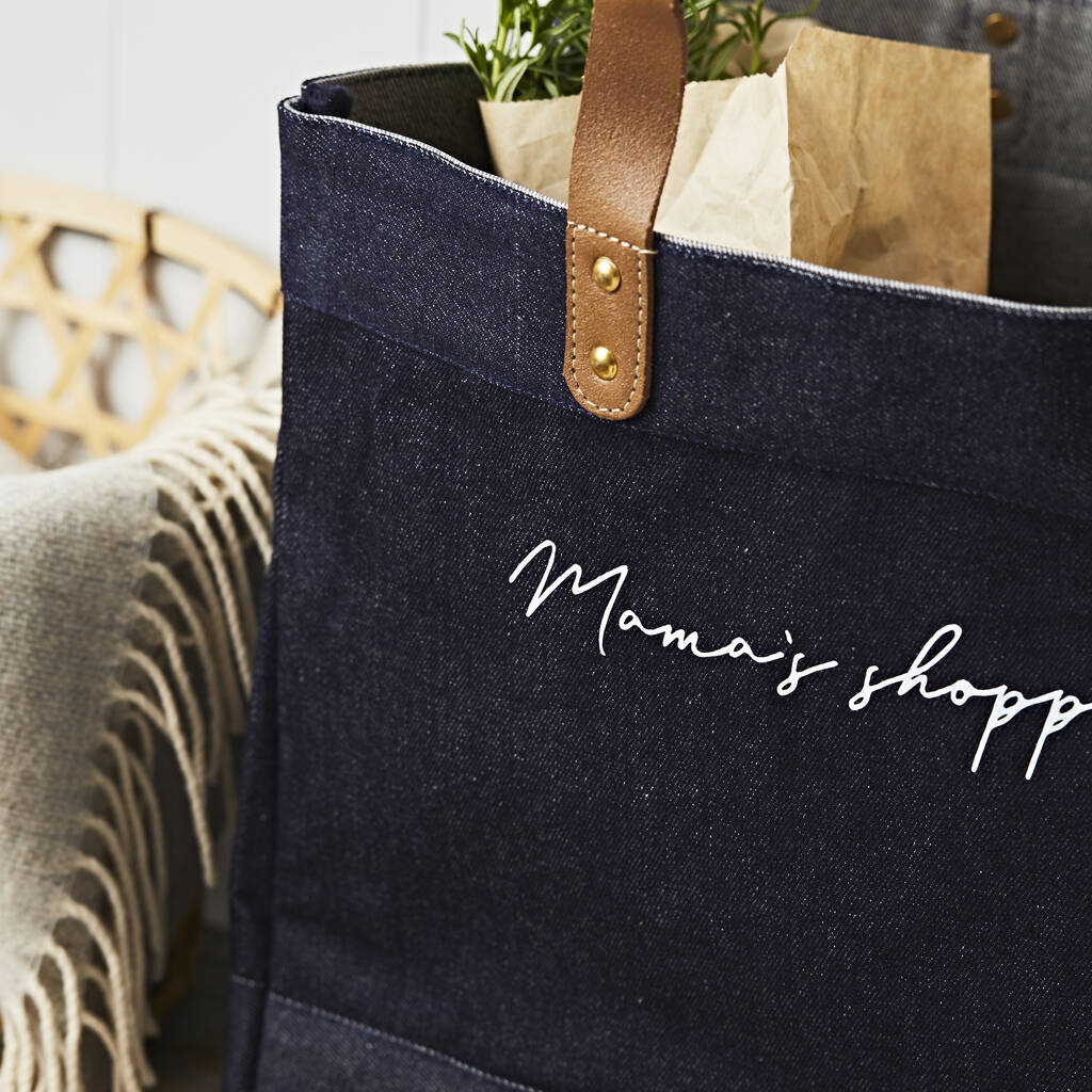 personalised shopping bags