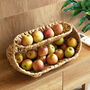 Two Tier Woven Fruit Basket, thumbnail 9 of 10