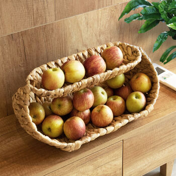 Two Tier Woven Fruit Basket, 9 of 10