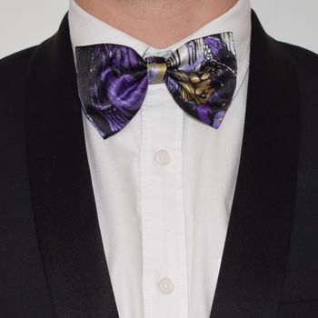 Modern Bow Tie Madeline Print In Purple, 2 of 4