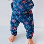 Organic Christmas Snowflake Leggings, thumbnail 1 of 3