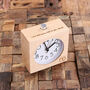 Personalised Wood Quartz Alarm Clock With Engraving, thumbnail 3 of 3