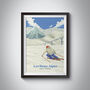 Les Deux Alpes Ski Resort France Travel Poster Print, thumbnail 1 of 12