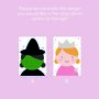 Personalised Children's Bracelet Wicked Witch Or Good Witch, thumbnail 3 of 4