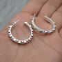 Labradorite Hoop Earrings: Silver Or Gold, thumbnail 12 of 12