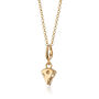 Cheese Slice Charm Necklace, Sterling Silver Or Gold Plated, thumbnail 10 of 10