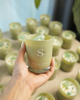Pure Soy Scented Candles Infused With Crystals, 6 of 7