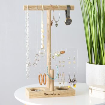 Personalised Earring Stand And Jewellery Hanger, 5 of 10