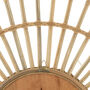 Bamboo Sunburst Large Wall Mirror, thumbnail 4 of 4