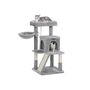 96cm Cat Tree Tower Light Grey With Side Slope, thumbnail 4 of 8