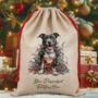 Personalised Staffordshire Bull Terrier In Christmas Lights, thumbnail 7 of 11