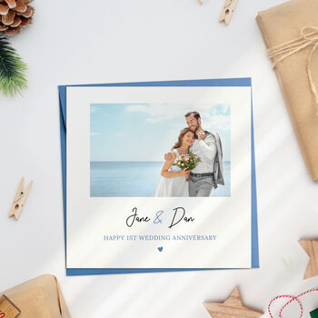 Personalised Anniversary Photo Card, 3 of 11