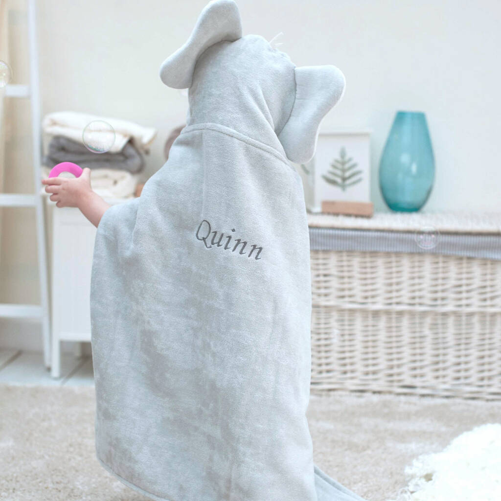 personalised baby towel set