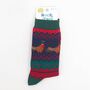 Men's Bamboo Socks Fair Isle Pheasant, thumbnail 5 of 5