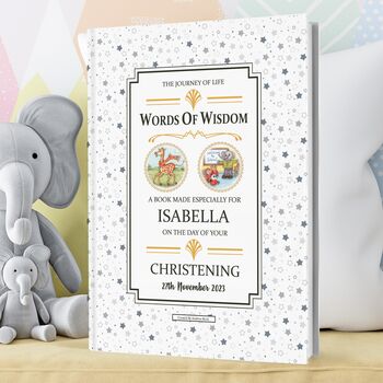 Christening Gift Book Personalised Words Of Wisdom, 12 of 12
