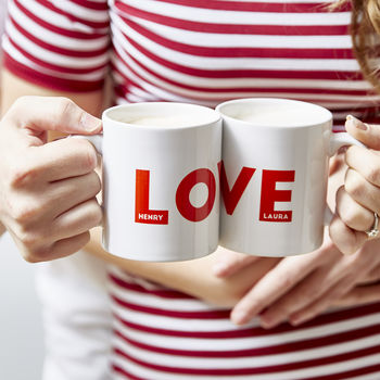 Personalised Love Mug Set, 2 of 5