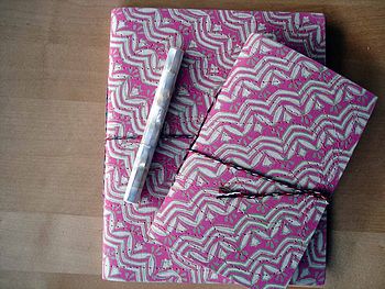 Hand Block Printed Cotton Notebook, 5 of 7