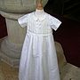 Christening Gown And Romper 'Fulham White', thumbnail 1 of 3
