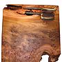 Large Burr Elm Cheeseboard With Cheese Spreaders, thumbnail 1 of 1