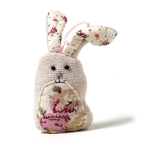 Knitted Rabbit Decoration By Laura Long | notonthehighstreet.com