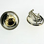 Silver And Gold Vermeil Beaten Bead Earrings, thumbnail 3 of 5
