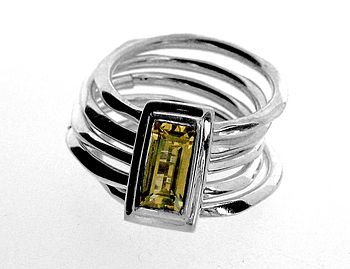 Textured Silver Kenetic Ring, 4 of 9