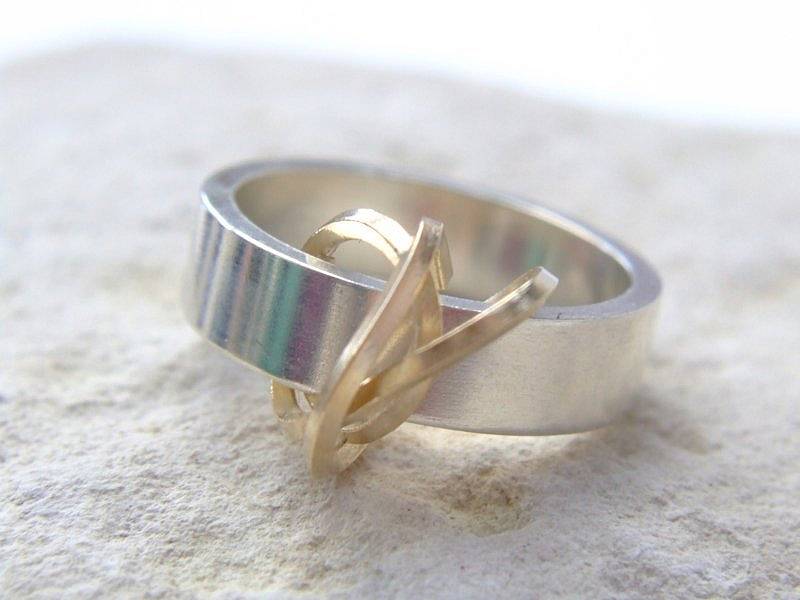 twisted ring by the argentum design company | notonthehighstreet.com
