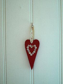 Vintage Button Heart, 2 of 2