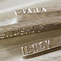 Personalised Silver Bar Necklace, thumbnail 7 of 10