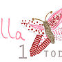 Personalised Butterfly Birthday Card, thumbnail 3 of 4