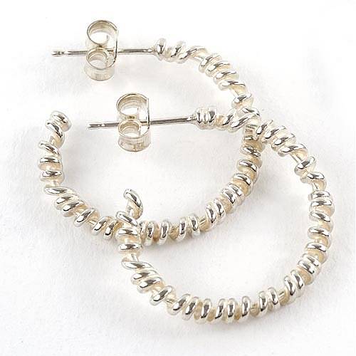 helix hoop earrings by faith tavender jewellery | notonthehighstreet.com
