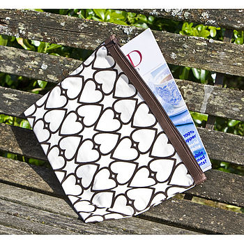 Printed Canvas Document Pouches, 4 of 6
