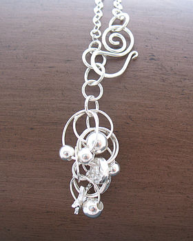 Sterling Silver Charm Necklace, 5 of 6
