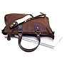 Ladies Leather Laptop Tote Bag With Shoulder Strap, thumbnail 8 of 9