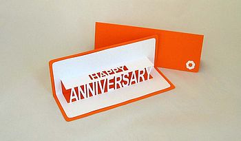 Personalised Anniversary Pop Up Card, 5 of 8
