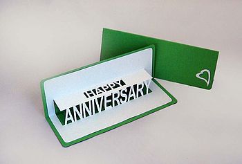 Personalised Anniversary Pop Up Card, 7 of 8