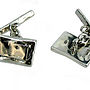 Personalised Sterling Silver Cufflinks, thumbnail 1 of 4