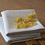 Striped Linen Cotton Kitchen Towels Set Jazz, thumbnail 3 of 9