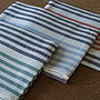 Striped Linen Cotton Kitchen Towels Set Jazz, thumbnail 9 of 9