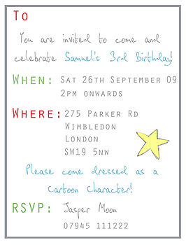 Personalised Children's Party Invitations, 7 of 7