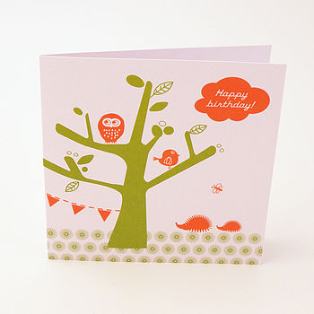 'Tree Party' Birthday Card, 2 of 2
