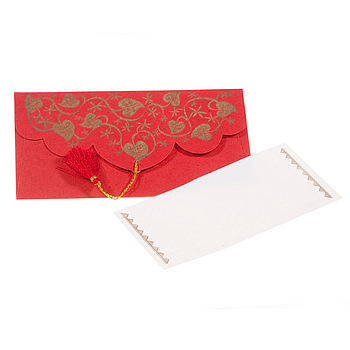Pack of Gold Leaf Gift Envelopes, 2 of 4