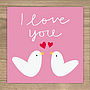 Love Birds Card, thumbnail 2 of 3