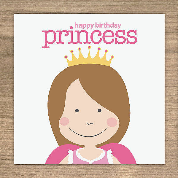 Princess Birthday Card By Showler and Showler | notonthehighstreet.com